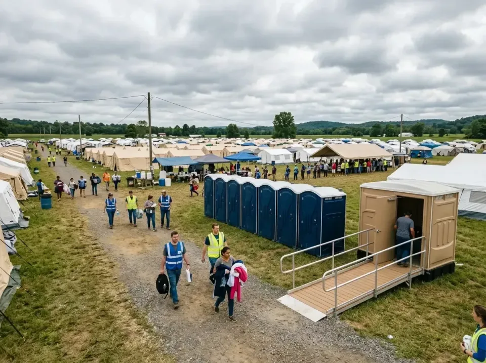 disaster-relief-camp-restrooms-010 — frequently asked questions, Dumpster & Portable Bathrooms Rental in Belvedere, SC